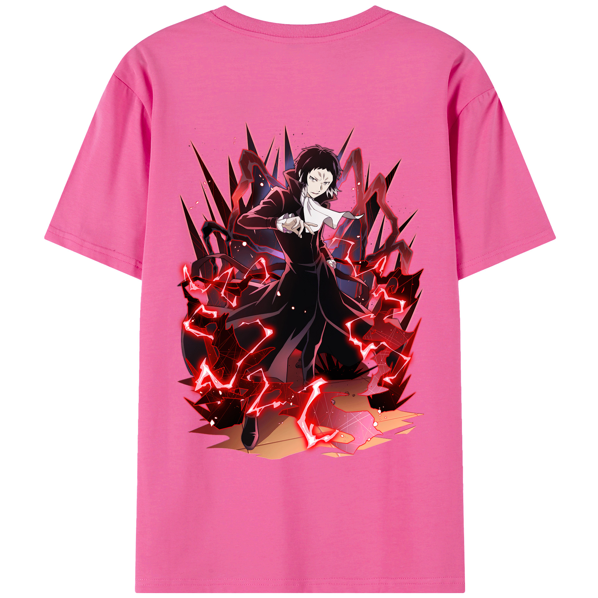 （画像用） 文豪ストレイドッグス Bungo Stray Dogs レディース半袖Tシャツ(バックプリント)